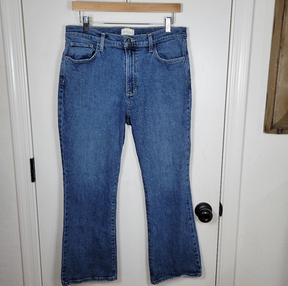 Favorite Daughter The Erin Cropped Boot High Rise Crop Chelsea Wash Size 31 - Picture 1 of 9